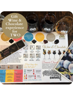 Gift Card Wine and Chocolate Tasting Experience for Two