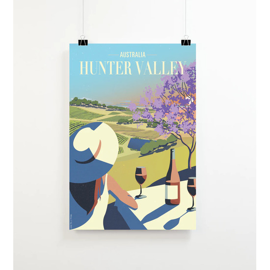 Hunter Valley A3 Poster