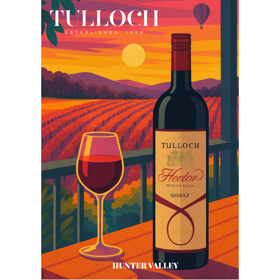 Tulloch Poster Hector Sunset A3